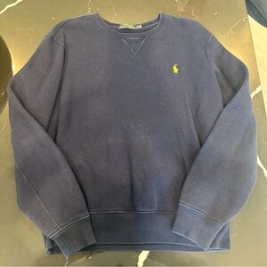 Polo by Ralph Lauren Men's Deep Blue Crewneck Sweater